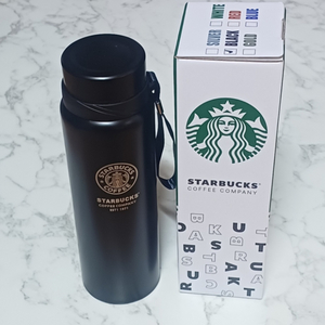 스타벅스 거름망 대용량 텀블러 보온병 800ml 블랙(