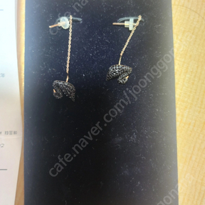 스와로브스키 백조귀걸이