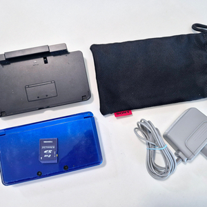 닌텐도 구3ds 블루 (정품충전기, 충전보조플레이트)