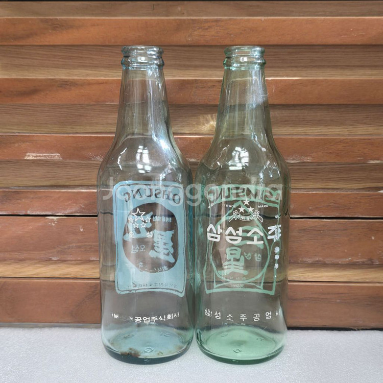 옛날 삼성소주 극희귀공병 근대사 진로 캡틴큐--1
