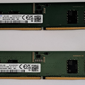 데스크탑 메모리 DDR5 8GB 5600 RAM 2개