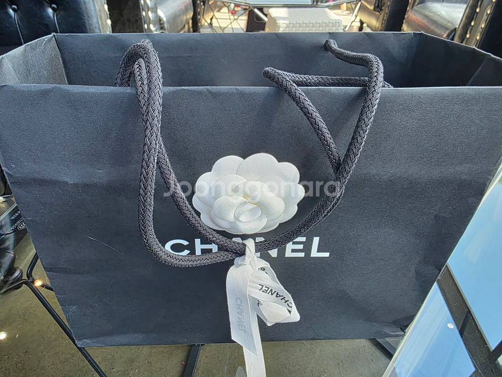 샤넬 폴더블 체인 토트백--4