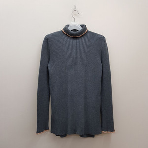 한섬 랑방 헴 슬릿 골지 니트 90F사이즈