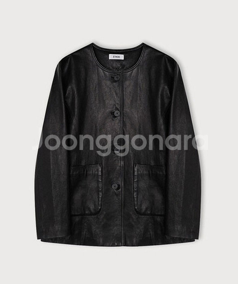 에토스 ERIN LEATHER JACKET--0