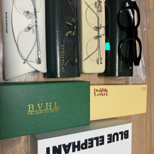더블러버스 치크 , bvh 등 안경테 4종