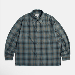 에스피오나지 Straight Hem Plaid 셔츠 L