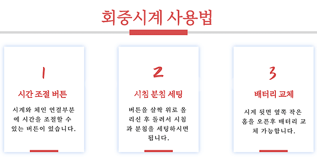 새 구리색 금장 B형 자동 태엽 회중 시계 캐릭터--2