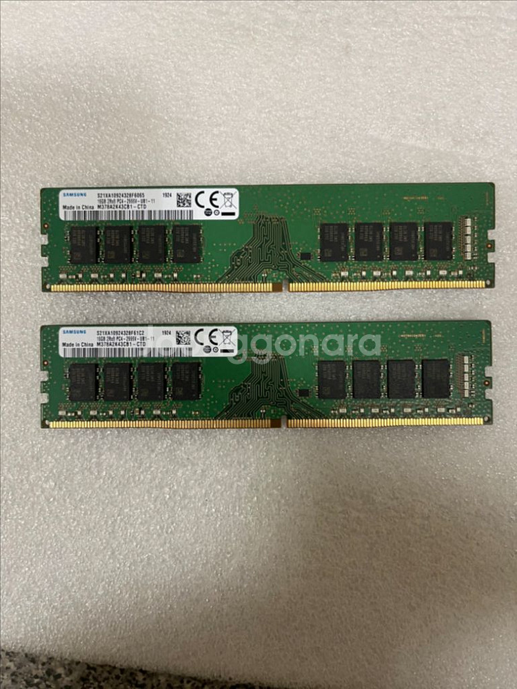 ddr4 삼성-2666 16*2 32g 처분(택포함)--0