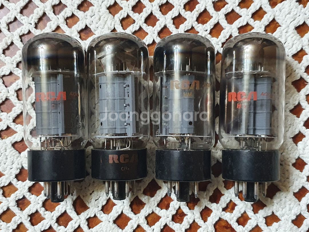 RCA 8417 출력관 4개--0