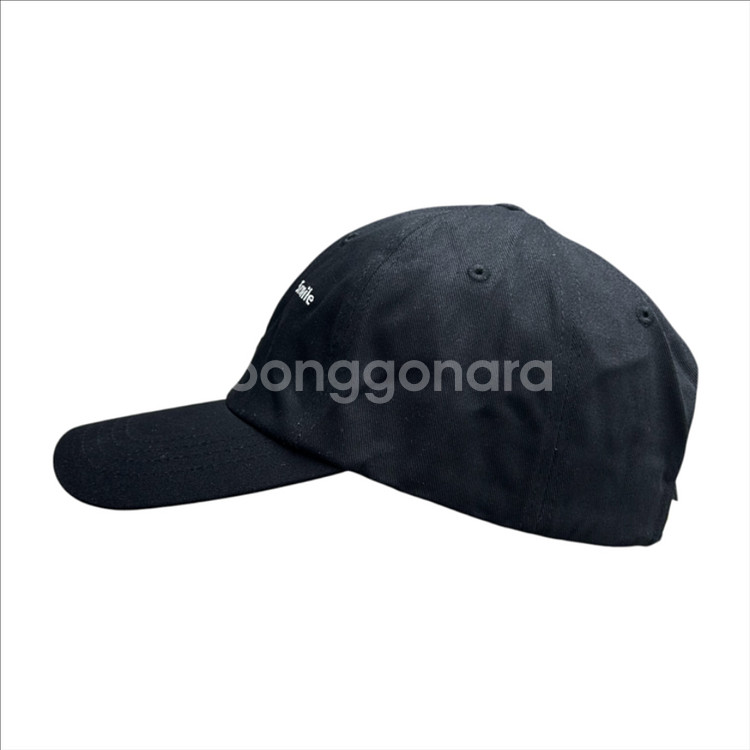 커스텀멜로우 새드스마일 볼캡 모자 블랙--3