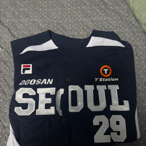 두산베어스) 서울휠라유니폼 110 / 이병헌마킹