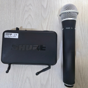 슈어 SVX24/PG28 무선마이크 송수신기새것팝니다.