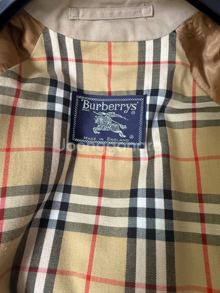 여성 빈티지 burberry 버버리 트렌치 코트 (정품--3