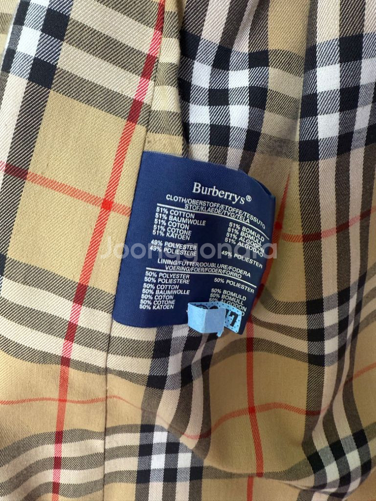 여성 빈티지 burberry 버버리 트렌치 코트 (정품--4