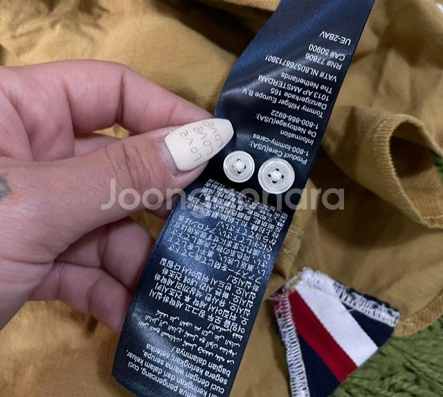 타미힐피거 코듀로이 난방 타미힐피거 셔츠 100/L--4