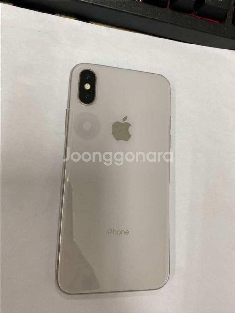 아이폰X 실버 A급 64GB 무잔상 배터리성능100%--0