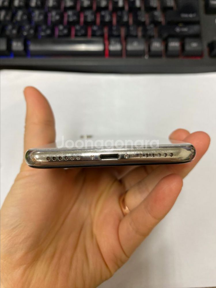 아이폰X 실버 A급 64GB 무잔상 배터리성능100%--5