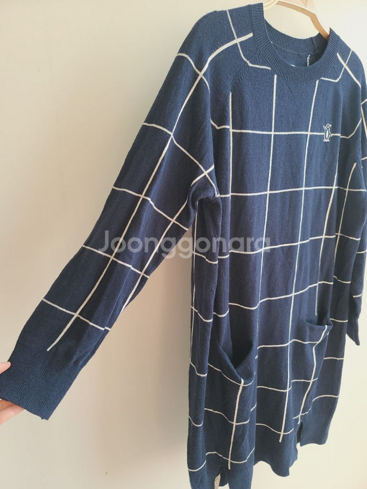 여성 니트 포켓 패턴 원피스 네이비 / 자라 유니클로--1