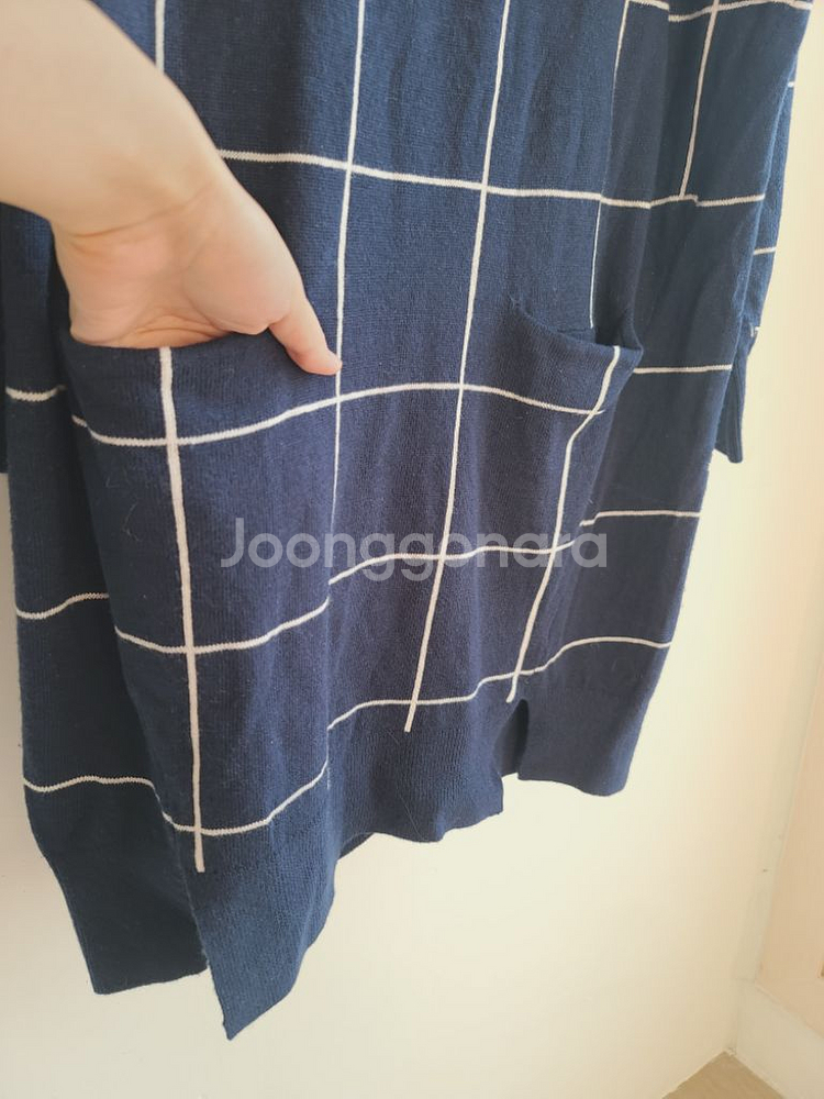 여성 니트 포켓 패턴 원피스 네이비 / 자라 유니클로--2