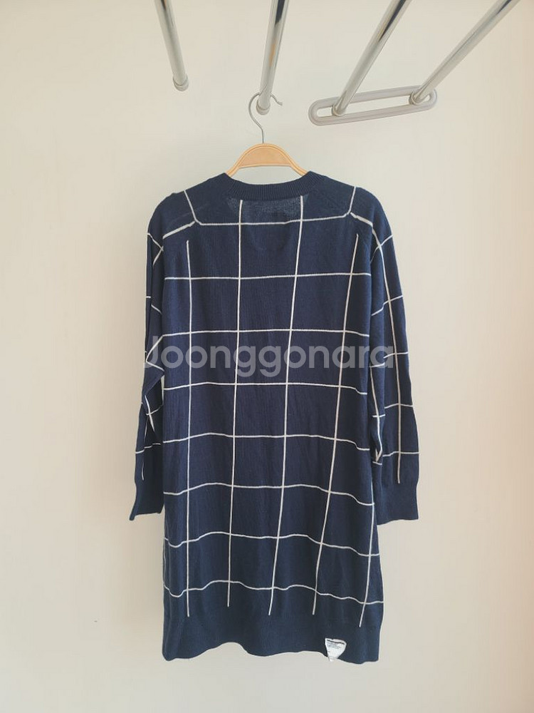 여성 니트 포켓 패턴 원피스 네이비 / 자라 유니클로--3