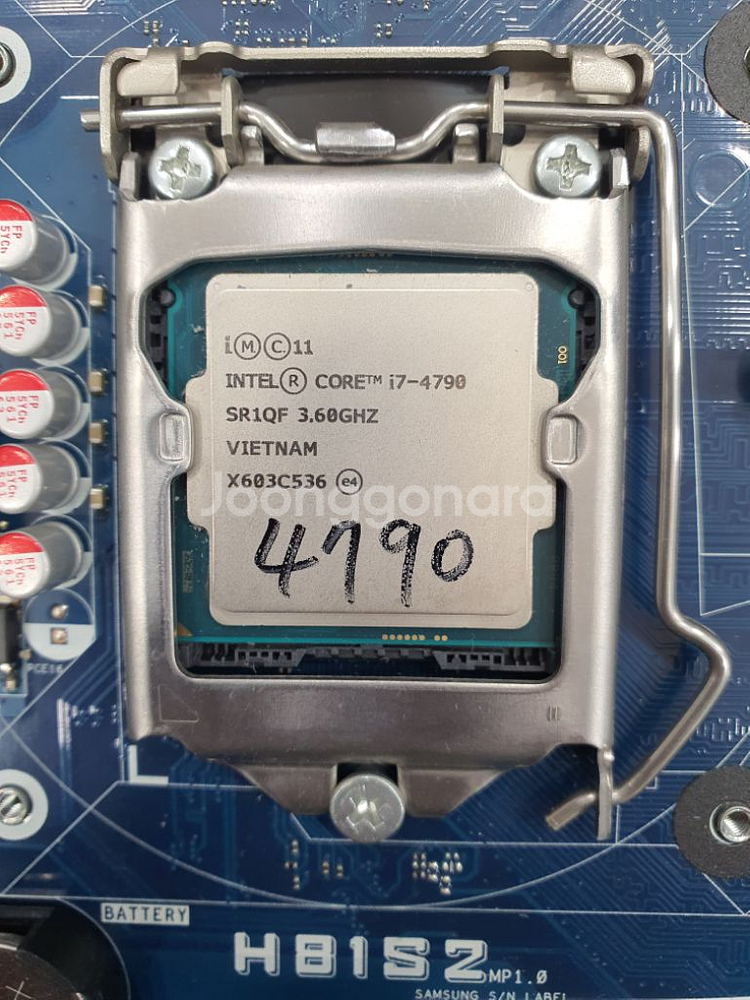 인텔 4세대 i7 4790 CPU 쿨러별도--0