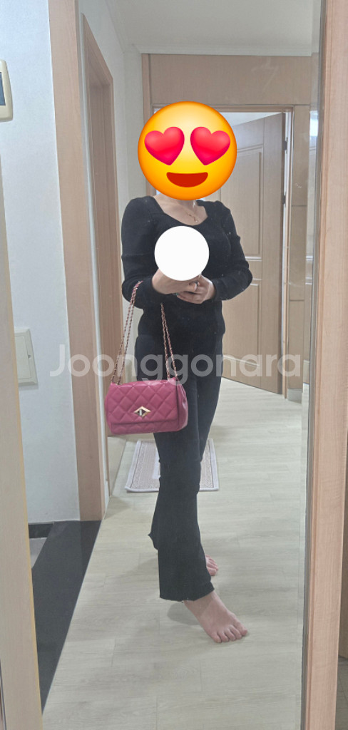 러브캣 퀼팅 체인백 판매합니다--9