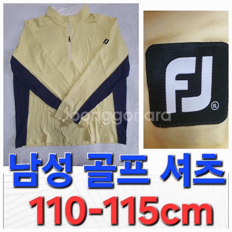 남성 풋조이 FJ 봄 여름 골프 셔츠 110-115cm--0