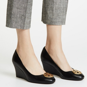 정품 토리버치 첼시 웨지힐 블랙 TORY BURCH C
