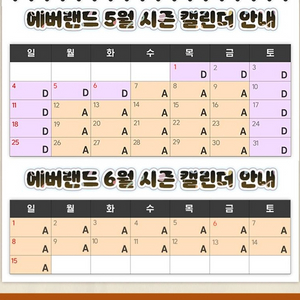 에버랜드 종일권