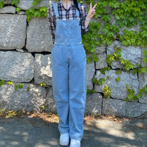 [대여]농부컨셉 졸업사진 멜빵바지