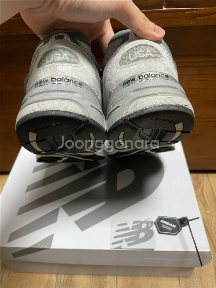 뉴발란스 993 D스탠다드 그레이 275mm 풀박스--3