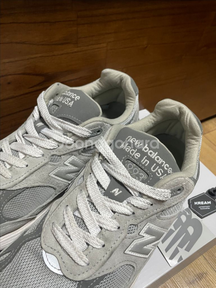 뉴발란스 993 D스탠다드 그레이 275mm 풀박스--1