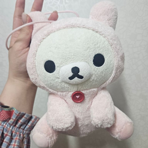 (정품) 코리락쿠마 우사기 핑크 인형