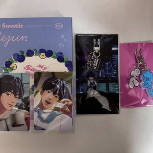 플레이브 예준 생일키트 왜3 픽셀월드 키링 포카 일괄