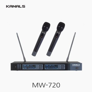 카날스 2채널 무선마이크/mw720--4