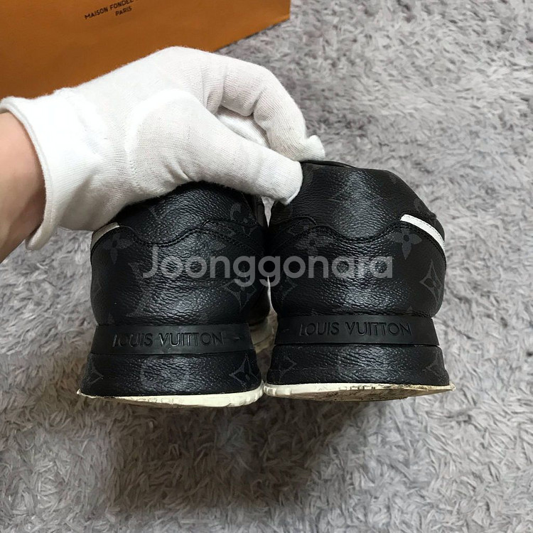 [7.5][종이백 구성]루이비통 런어웨이 스니커즈--4