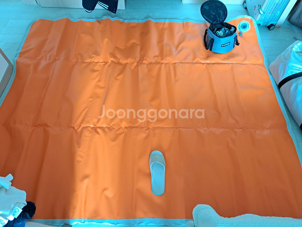 노스피크 옐로우스톤 18년식+에어매트+오토펌프--6