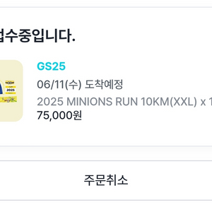 미니언즈런 10km 2XL 양도