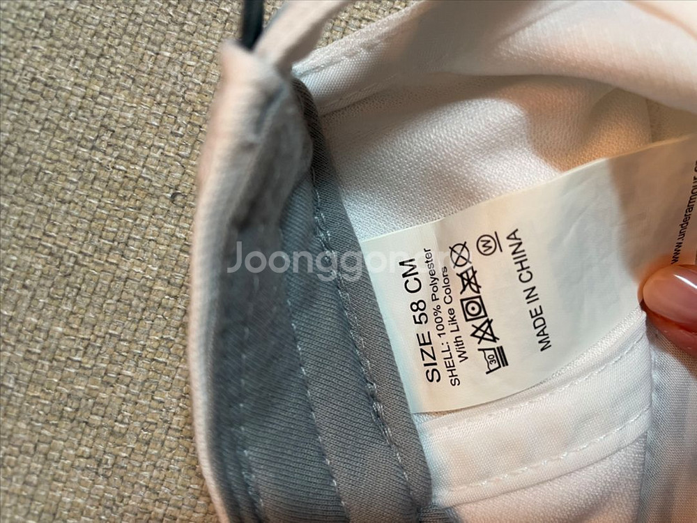 언더아머 운동용 기능성 모자 볼캡 58cm--2