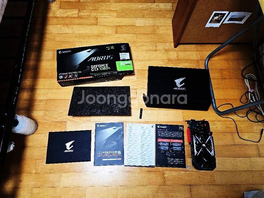 GTX1080TI 어로스익스트림 풀박스입니다--6