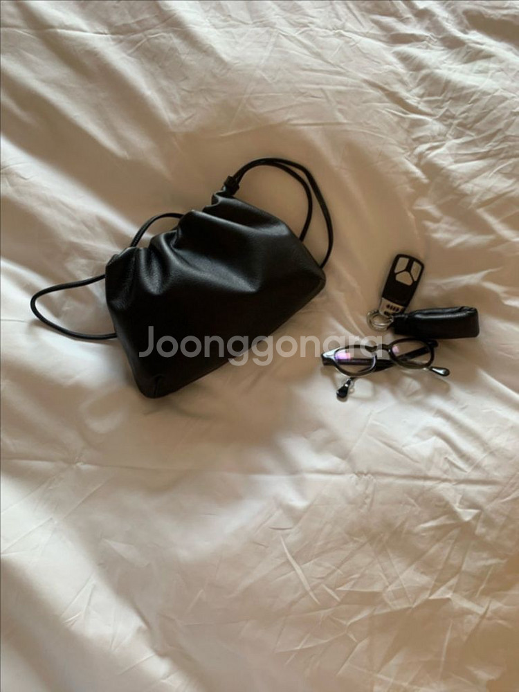 Fllanel플라넬미디움m레더스트링리얼소가죽숄더백복조리--1
