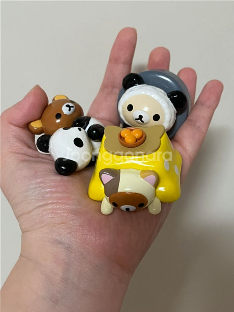 단종)고전 리멘트 리락쿠마 판다, 고양이 코타츠 피규어--0