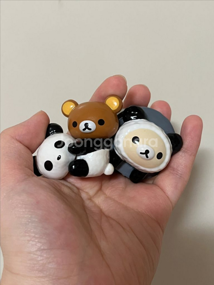 단종)고전 리멘트 리락쿠마 판다, 고양이 코타츠 피규어--1