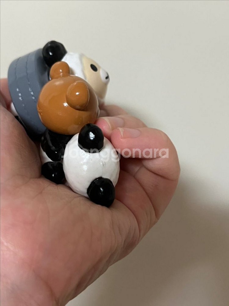 단종)고전 리멘트 리락쿠마 판다, 고양이 코타츠 피규어--4