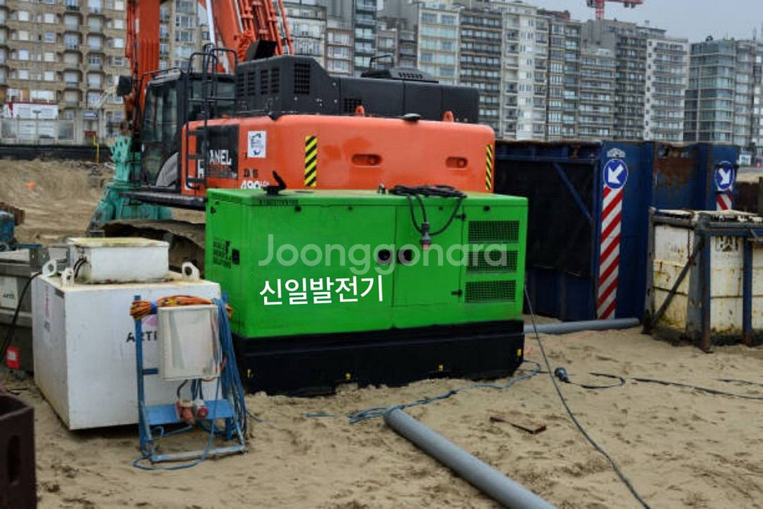 부산 경남 경북발전기 발전차 임대 수리 신일발전기--9
