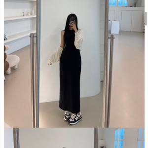 엔뉴엘 리즈모달 민소매 원피스