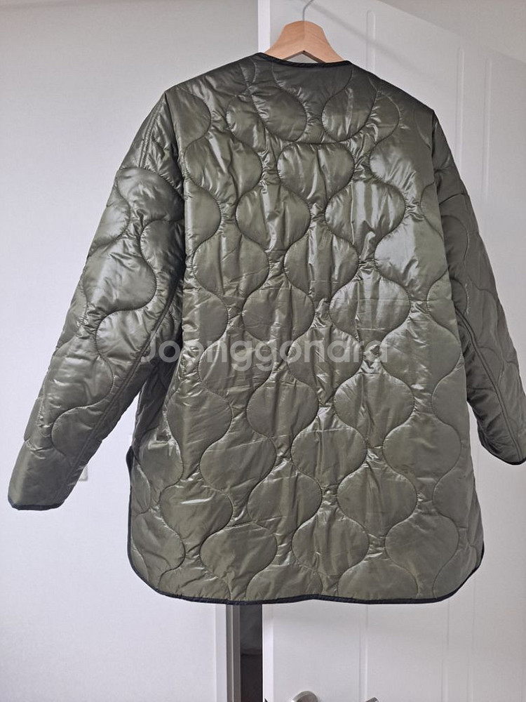 Massimo Dutti 퀼팅 자켓 M L 공용--2