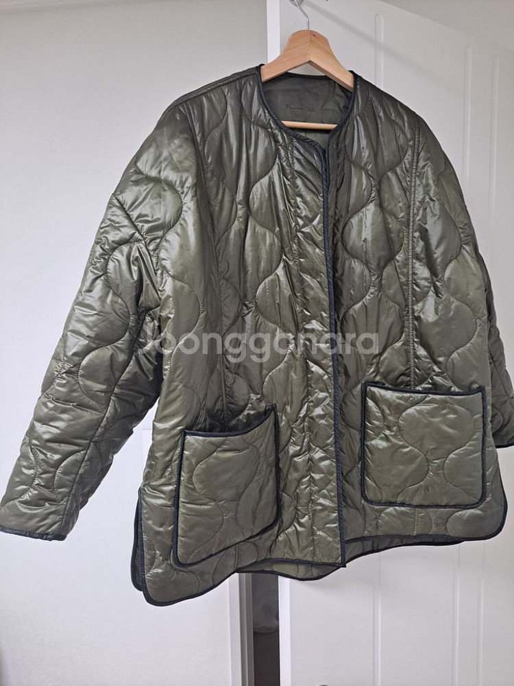 Massimo Dutti 퀼팅 자켓 M L 공용--0