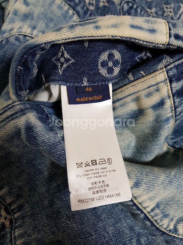 루이비통 니고 모노그램 데님 후드 자켓--7