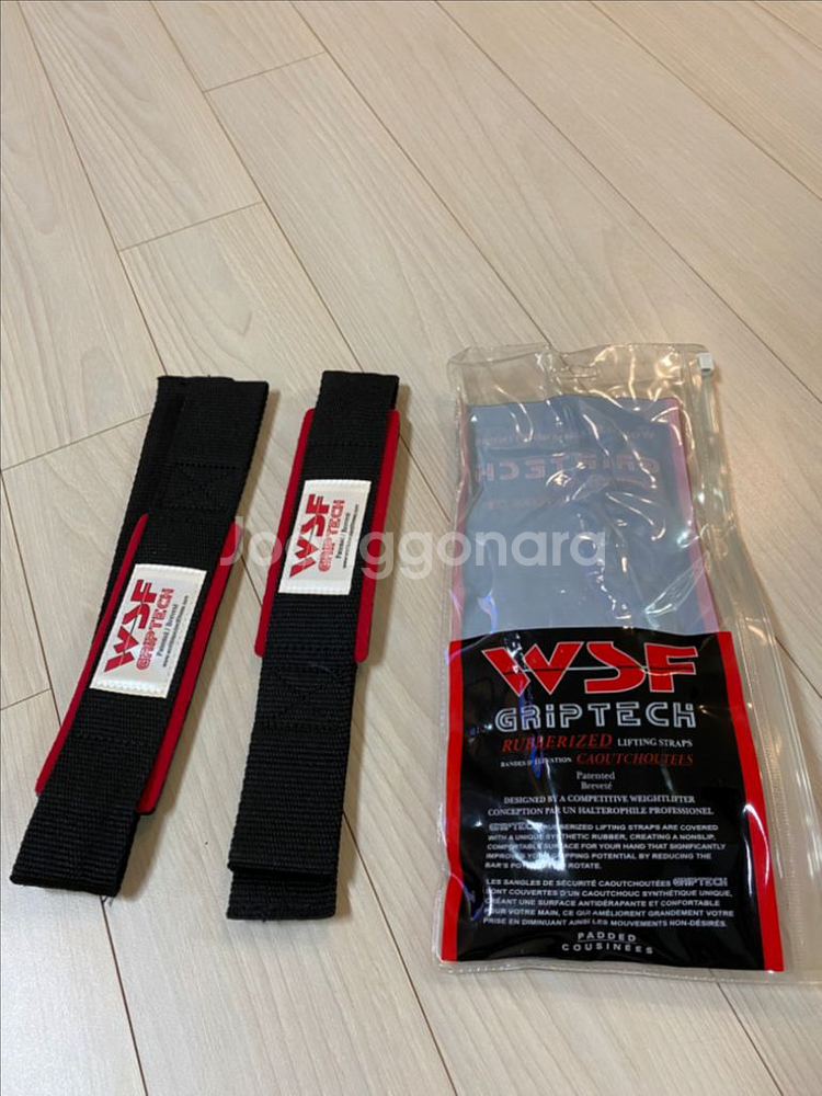 WSF 그립테크 리프팅 헬스 스트랩 2p--1